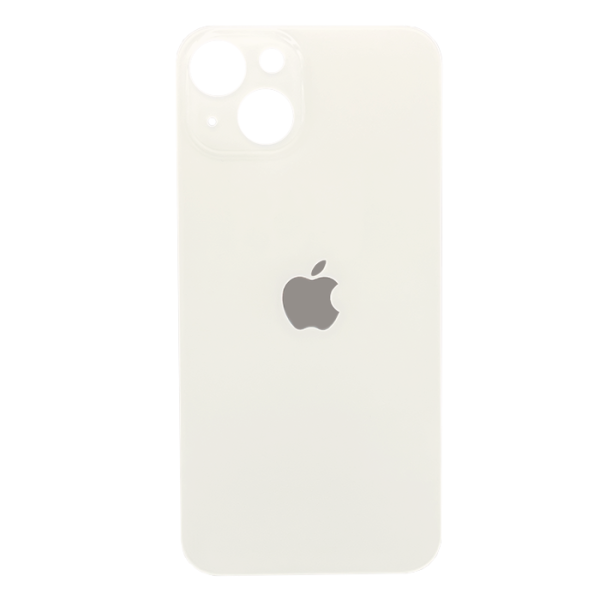 Tapas Traseras para iPhone 13 Blanco (Silver) (Con pega) (Big Hole)
