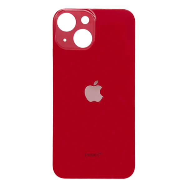 Tapas Traseras para iPhone 13 Mini Rojo (Red) (Sin Pega) (Big Hole)