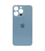 Tapas Traseras para iPhone 13 Pro Azul (Blue) (Con pega) (Big Hole)