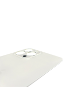 Tapas Traseras para iPhone 13 Pro Max Blanco (Silver) (Con pega) (Big Hole) - Imagen 4