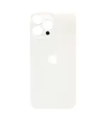 Tapas Traseras para iPhone 13 Pro Max Blanco (Silver) (Con pega) (Big Hole)