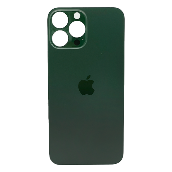 Tapas Traseras para iPhone 13 Pro Max Verde (Alpine Green) (Con pega) (Big Hole)