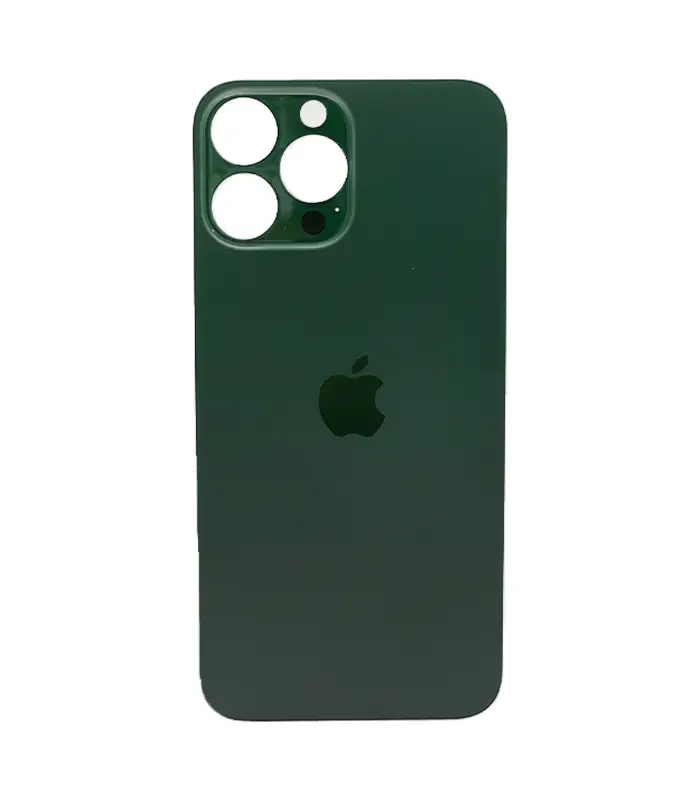 Tapas Traseras para iPhone 13 Pro Max Verde_(1) Tapas Traseras para iPhone 13 Pro Max Verde (Alpine Green) (Con pega) (Big Hole) - Imagen 1