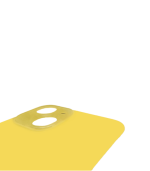 Tapas Traseras para iPhone 14 Amarillo (Yellow) (Sin Pega) (Big Hole) - Imagen 3