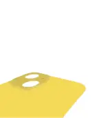 Tapas Traseras para iPhone 14 Amarillo (Yellow) (Sin Pega) (Big Hole) - Imagen 3