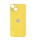 Tapas Traseras para iPhone 14 Amarillo (Yellow) (Sin Pega) (Big Hole)