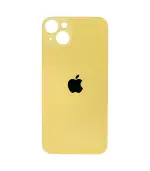 Tapas Traseras para iPhone 14 Plus Amarillo (Yellow) (Sin Pega) (Big Hole)