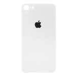 Tapas Traseras para iPhone 8 Blanco (Silver) (Con pega) (Big Hole)