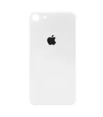 Tapas Traseras para iPhone 8 Blanco (Silver) (Con pega) (Big Hole)