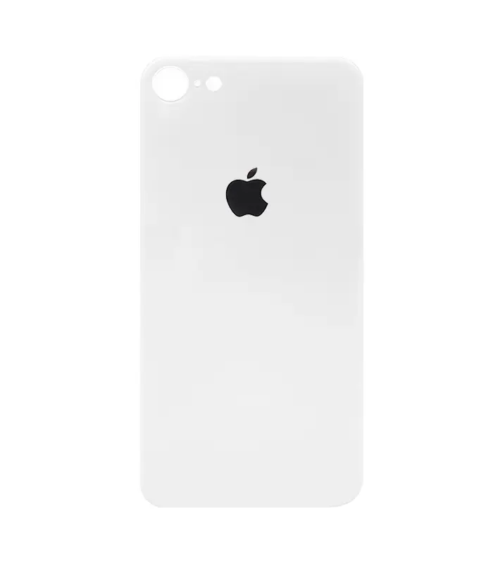 Tapas Traseras para iPhone 8 Blanco (Con pega) 0 Tapas Traseras para iPhone 8 Blanco (Silver) (Sin Pega) (Big Hole) - Imagen 1