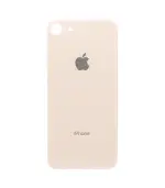 Tapa trasera para iPhone 8 Dorada (Sin pega) (Big hole)
