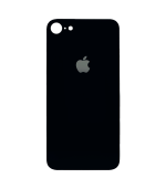 Tapas Traseras para iPhone 8 Negro (Sin Pega) (Big Hole)