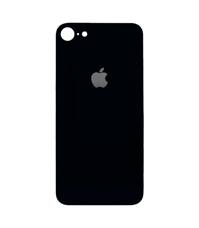 Tapas Traseras para iPhone 8 Negro (Con pega) 0 Tapas Traseras para iPhone 8 Negro (Sin Pega) (Big Hole) - Imagen 1