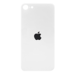 Tapas Traseras para iPhone SE 2020 / SE 2022 Blanco (Silver) (Con Pega) (Big Hole)