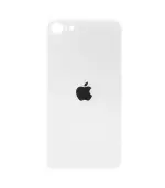 Tapa trasera para iPhone SE (2020) / SE (2022) Blanca (Sin pega) (Big hole)