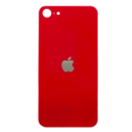 Tapas Traseras para iPhone SE 2020 / SE 2022 Rojo (Red) (Sin Pega) (Big Hole)