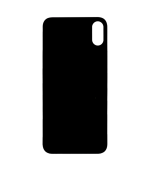 Tapas Traseras para iPhone X Blanco (Silver) (Con pega) (Big Hole) - Imagen 2