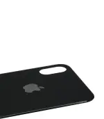 Tapas Traseras para iPhone X Negro (Space Gray) (Sin Pega) (Big Hole) - Imagen 3