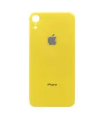 Tapas Traseras para iPhone XR Amarillo (Yellow) (Con pega) ) (Big Hole)