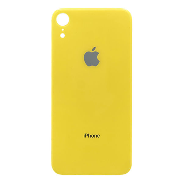 Tapas Traseras para iPhone XR Amarillo (Yellow) (Sin Pega) (Big Hole