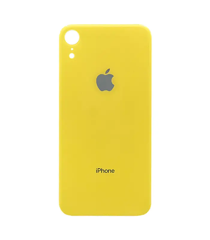 Tapas Traseras para iPhone XR Amarillo (Yellow) (Con pega) 0 Tapas Traseras para iPhone XR Amarillo (Yellow) (Con pega) ) (Big Hole) - Imagen 1