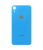 Tapas Traseras para iPhone XR Azul (Blue) (Con pega) (Big Hole)