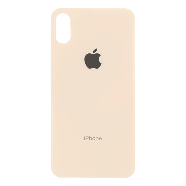 Tapas Traseras para iPhone XS Dorado (Gold) (Sin Pega) (Big Hole)