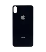 Tapas Traseras para iPhone XS Max Negro (Space Gray) (Con pega) (Big Hole)