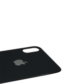 Tapas Traseras para iPhone XS Max Negro (Space Gray) (Con pega) (Big Hole) - Imagen 4