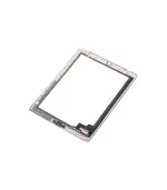 Mica Tactil (con Boton) para iPad 2 (Aftermarket: AM Plus) (Blanco) - Imagen 3