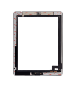 Mica Tactil (con Boton) para iPad 2 (Aftermarket: AM Plus) (Negro) - Imagen 2