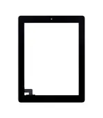Mica Tactil (con Boton) para iPad 2 (Aftermarket: AM Plus) (Negro) - Imagen 3