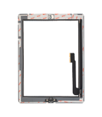 Mica Tactil (con Boton) para iPad 3 / iPad 4 (Aftermarket: AM Plus) (Blanco) - Imagen 2