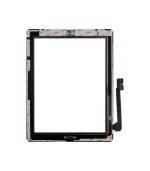Mica Tactil (con Boton) para iPad 3 / iPad 4  (Aftermarket: AM Plus) (Negro) - Imagen 2