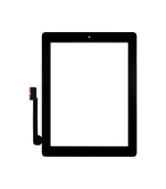 Mica Tactil (con Boton) para iPad 3 / iPad 4  (Aftermarket: AM Plus) (Negro) - Imagen 3