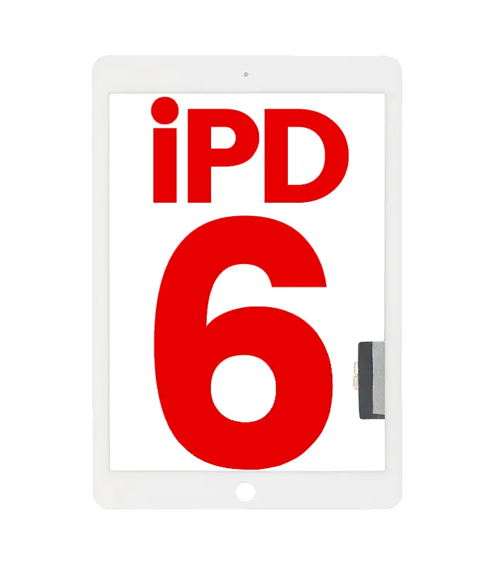 mica tactil ipad 6 am plus 0 Mica Tactil para iPad 6 (2018) (Aftermarket: AM Plus) (Blanco) - Imagen 1