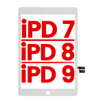 Mica Tactil para iPad 7 (2019) / IPad 8 (2020) / IPad 9 (2021) (Aftermarket: AM Plus) (Blanco)