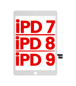 Mica Tactil para iPad 7 (2019) / IPad 8 (2020) / IPad 9 (2021) (Aftermarket: AM Plus) (Blanco)