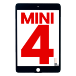 Mica Tactil para iPad Mini 4  (Aftermarket: AM Plus) (Negro)