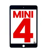 Mica Tactil para iPad Mini 4  (Aftermarket: AM Plus) (Negro)