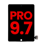 Mica Tactil para iPad Pro 9.7" (Aftermarket: AM Plus) (Negro)