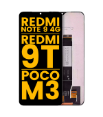 Pantalla LCD Sin Marco Compatible Con Xiaomi Redmi Note 9 4G / Redmi 9T / Poco M3 (Refurbished)