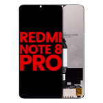 Pantalla LCD (Sin Marco) para Xiaomi Redmi Note 8 Pro (Aftermarket: AM Plus) (Negro)