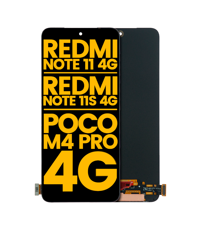 pantalla original redmi note 11 0 Pantalla OLED (Sin Marco) para Xiaomi Redmi Note 11 / Redmi Note 11S 4G / Xiaomi Poco M4 Pro 4G / Redmi Note 12S - Imagen 1