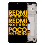 Pantalla LCD (Con Marco) para Xiaomi Redmi Note 11T 5G / Xiaomi Redmi Note 11 5G / Xiaomi Poco M4 Pro 5G