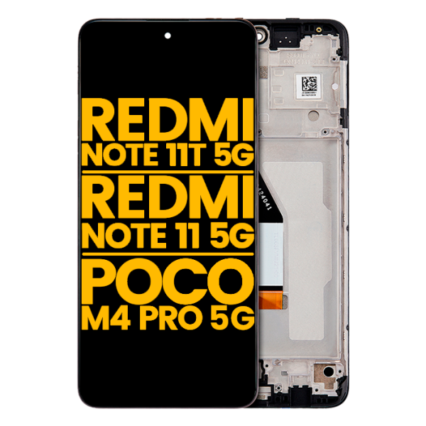 Pantalla LCD (Con Marco) para Xiaomi Redmi Note 11T 5G / Xiaomi Redmi Note 11 5G / Xiaomi Poco M4 Pro 5G