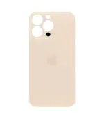 Tapas Traseras para iPhone 13 Pro Dorado (Gold) (Con pega) (Big Hole)