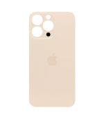 Tapas Traseras para iPhone 13 Pro Dorado (Gold) (Sin Pega) (Big Hole)