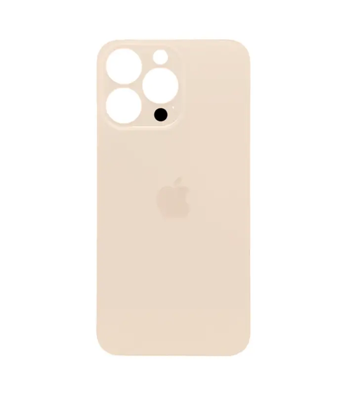tapa 13 pro gold 0 Tapas Traseras para iPhone 13 Pro Dorado (Gold) (Sin Pega) (Big Hole) - Imagen 1