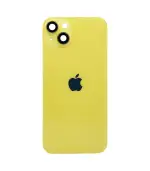 Tapa Trasera para iPhone 14 Plus Amarillo (Con marco y Bisel)